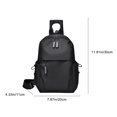 thumbnail image 4 of Lightweight Travel Backpack - Durable Polyester, Rotatable Shoulder Strap (30x20x11cm), Water-Resistant & Ergonomic Design for Commuting, Hiking, Sch00l & Work, Compact & Stylish Daypack, 4 of 8