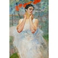 thumbnail image 3 of Jacek Malczewski 11x14 Black Modern Framed Museum Art Print Titled - Portrait of a Woman with Rowanberry (1917), 3 of 5