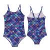 Bobifish Toddler Girls Swimsuit Cute Scale One Piece Swimwear Breathable Quick Dry Kids Bathing Suit.Sized 4-5T