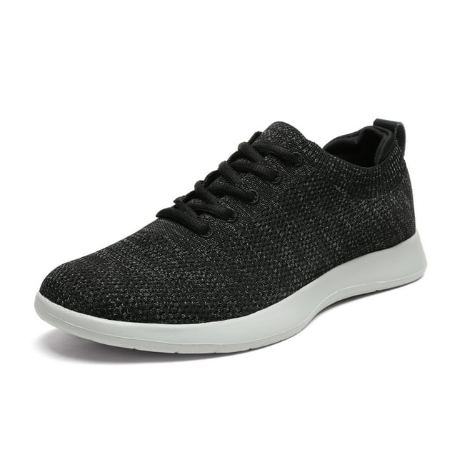 Bruno Marc Mens Fashion Comfort Walking Shoes Breathable Fashion Sneaker Casual Shoe Size 6.5-13 LEGEND-2 BLACK/GREY Size 8