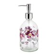 thumbnail image 1 of Dispensador de jabón Topadorn Flower Glass de 500 ml con bomba de plástico, 1 of 8