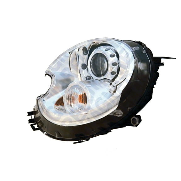 KAI New OEM Replacement Driver Side Headlight Lens And Housing, Fits 2007-2013 Mini Cooper Hatchback