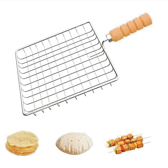 Phulka Rôtissoire pour Cuisinière à Gaz, Tawa Jali pour Cuisson en Cuisine, Dia 8 Pouces