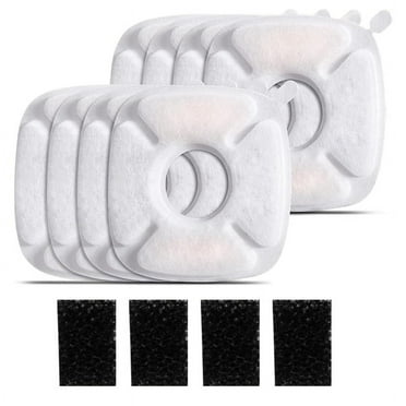 Dog Water Filter Replacement,Pet Fountain Filters for 135Oz/4L Bowl Dispenser,Cat