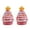 Pink, variant on Mr. Christmas Nostalgia Collection 8 oz Ceramic Green Festive Christmas Salt & Pepper Shakers