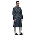thumbnail image 2 of Atasi Indian Traditional Kurta Churidar Pajama Set With Nehru Jacket For Men, 2 of 3