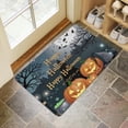 thumbnail image 4 of Happy Halloween Welcome Doormat,Durable Absorbent Mat 17x30 Inch Horror Pumpkin Ghost Floor Mat for Bedroom Living Room, 4 of 6
