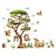 thumbnail image 2 of Vinilo decorativo de árbol del bosque | Adhesivo mural de naturaleza con mono y búho para la decoración de habitaciones infantiles | Arte de pared para guardería, jardín de infancia y sala de juegos, 2 of 6