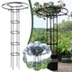 thumbnail image 3 of Enrejado de obelisco para jardín - Estructura vertical tipo sombrilla para plantas trepadoras, acero negro, 180 cm/210 cm, soporte para enredaderas y plantas trepadoras de exterior, 3 of 5