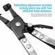 thumbnail image 4 of Alicates Para Abrazaderas De Manguera Clips de tubo de manguera automático Alicates de presión de coche de garganta recta para accesorios de vehículos de automóviles Sywqhk Accesorios para autos y motos, 4 of 5