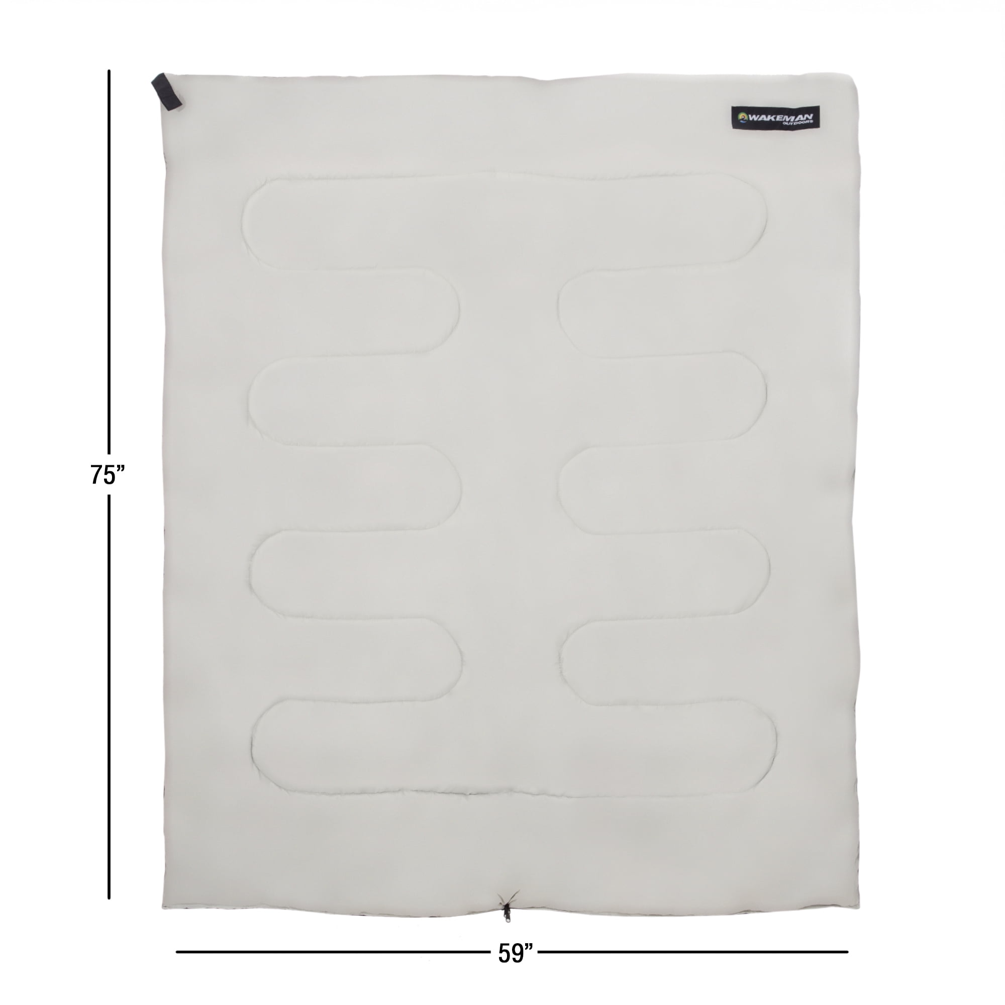 2-Season Spirit Lake Sleeping Bag For Adults Up to 5’11” By Wakeman Outdoors