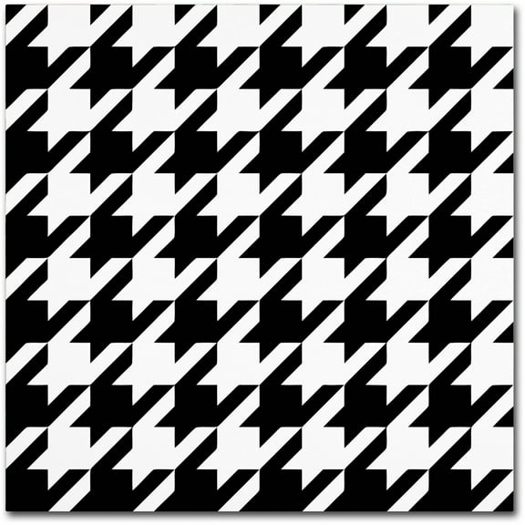 Trademark Fine Art "Houndstooth II" Canvas Art by Color Bakery