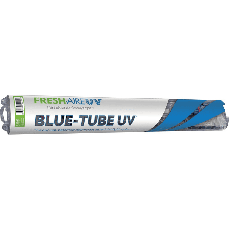 Fresh Aire Blue Tube 24 Volt UV Light HVAC Air Purification System Includes 1 Year UVC Lamp