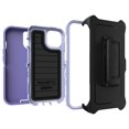 thumbnail image 3 of OtterBox Defender Pro Series Case and Holster for iPhone 15, iPhone 14 & iPhone 13 Purple Majesty, 3 of 6