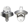 thumbnail image 3 of Abrebotellas montado en la pared de 3 piezas con un solo tornillo de acero inoxidable mate para bar, cocina, apartamento, terraza, comedor Vhermosa, 3 of 4