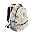 thumbnail image 2 of ALAZA Stylish Backpack Cartoon Owl Leaves Elementary Bookbag Personalized Laptop School Bags Travel Daypack, 2 of 6
