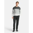 thumbnail image 2 of George Men's and Big Men's Colorblock Crewneck Sweater, Midweight, Sizes S-3XL, 2 of 5