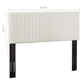 thumbnail image 2 of Modway Keira Full / Queen Performance Velvet Headboard in Ivory, 2 of 7