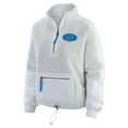 thumbnail image 2 of Women's WEAR by Erin Andrews White Detroit Lions Polar Fleece Half-Zip Jacket, 2 of 5