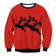 thumbnail image 3 of Suéteres navideños feos, jerséis verdes, sudaderas con estampado divertido en 3D para fiestas navideñas, sudaderas para fiestas, cumpleaños, Navidad 2025, 3 of 5