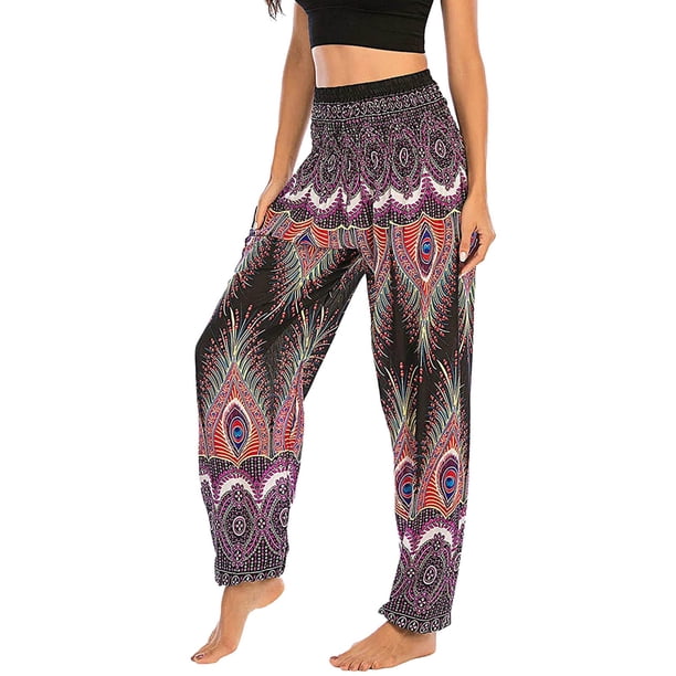 WILLBEST Pantalones Casuales para Mujer con Estampado de Letras, Cintura Alta, Holgados, Deportivos, con Cordón, Cómodos, Sanitarios, para Uso Diario Grande