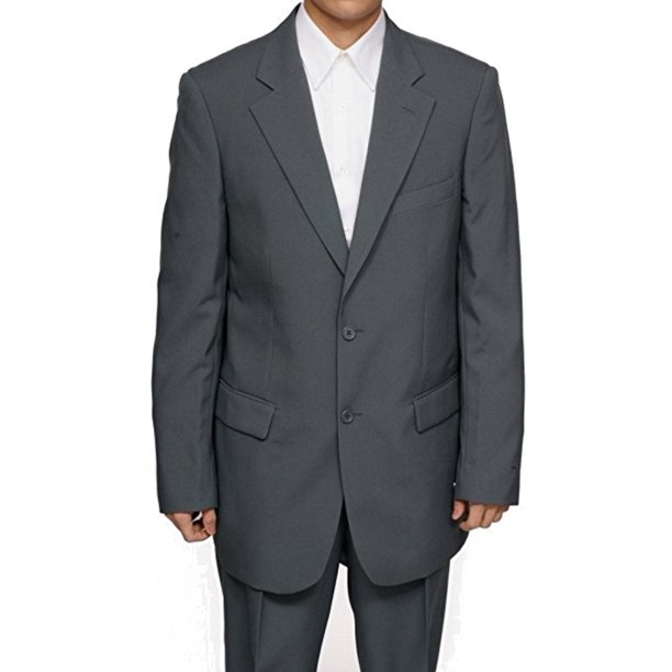 New Era Factory Outlet Mens Gray (Grey) Dress Suit Includes Jacket