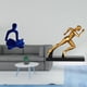 thumbnail image 2 of Figura de pensador abstracto, estatua de corredor, escultura de personaje, adorno coleccionable de resina con acabado flocado, ideal para dormitorios,, 2 of 8