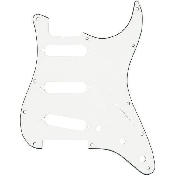 Musician's Gear 3 Single-Coil Pickguard White