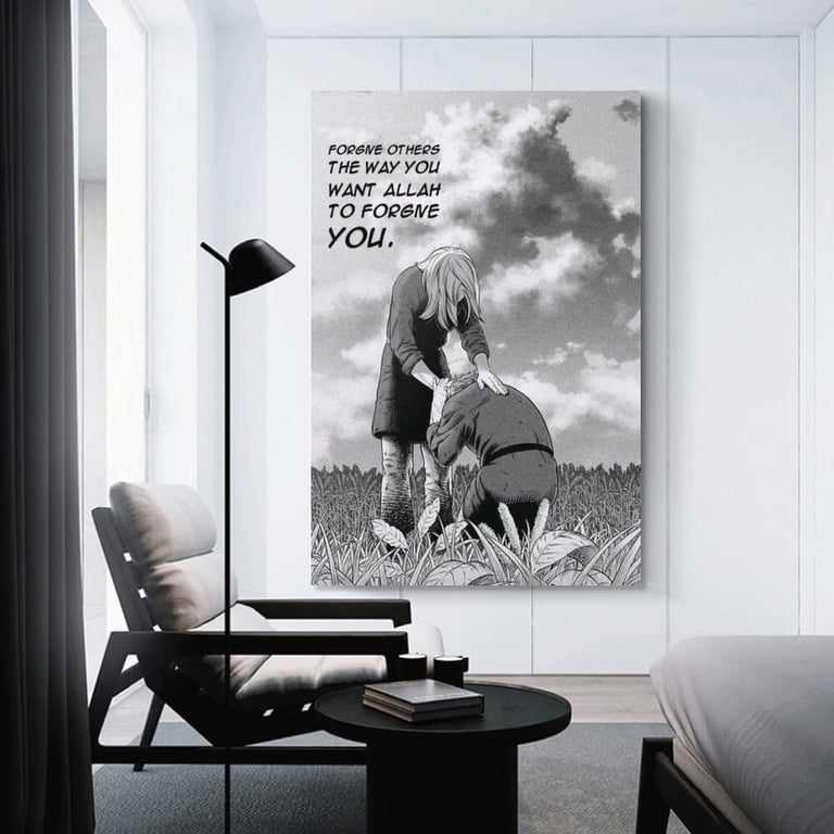 Hild Forgives Thorfinn Vinland Saga Poster Canvas Art Poster and
