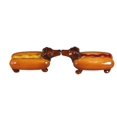 thumbnail image 1 of Hot Dogs Salt n' Pepper Shakers Set Magnetic Ceramic Dachshund Wiener Dogs, 1 of 1