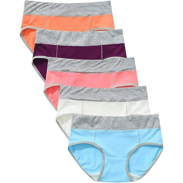Xiao Hua Ropa interior sin costuras para mujer, bragas sexys de encaje estilo hipster, tanga, bragas, ropa interior para mujer, 5 piezas, L