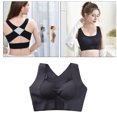 thumbnail image 3 of Cierre Frontal Sin Costuras para Mujer, Push Up Reunido, Ropa Interior Negro M jinwen sujetador deportivo sin costuras para mujer, 3 of 8