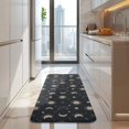 thumbnail image 4 of Dark Blue Sun Moon Star Pattern Kitchen Rug Mat,Kitchen Runner Rugs Non Skid Washable,Decorative Kitchen Floor Mats for Kitchen,Sink,Laundry,17"x47.2", 4 of 7