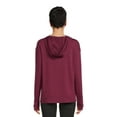thumbnail image 3 of Athletic Works Women's French Terry Mock Neck Hoodie, Sizes XS-XXXL, 3 of 5