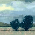 thumbnail image 3 of Vision Studio 12x12 Black Modern Framed Museum Art Print Titled - Moonlit Field I, 3 of 5