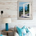 thumbnail image 2 of Stupell Industries Coastal View From Window Distant Boats on Ocean,36 x 48,Designed by Diane Romanello, 2 of 6