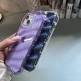 thumbnail image 3 of Étui de Luxe Transparente à Texture Ondulée pour iPhone 15 14 13 12 11 Pro Max en Silicone Antichoc, 3 of 4
