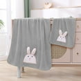 thumbnail image 2 of Daiosportswear Easter Hand Towels 100% Cotton Embroidered Premium Luxury Decor Bathroom Decorative Dish Towels Set for Drying, Cleaning, Cooking, Holiday Towels Gift Easter Bunny Bath Towel, 2 of 6