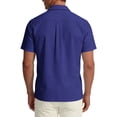 thumbnail image 7 of Maean Mens Big and Tall Shirts Short Sleeve Button down Shirt Summer Beach Tshirts with Pockets, 7 of 7