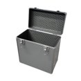 thumbnail image 1 of Caja almacenamiento para discos vinilo, organizador discos, colección discos, organizador, gran capacidad, práctico y resistente, caja Gris, 1 of 8