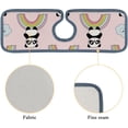 thumbnail image 5 of 2 Pcs SKYSONIC Faucet Absorbent Mat Cute Pandas Washable Counter Drying Pads Behind Faucet for Kitchen Bathroom, 5 of 7
