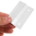thumbnail image 4 of SEWACC 4Pcs Z Brackets for Mounting Aluminum Silver Picture Hanging Hardware for Office Use, 4 of 8