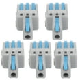 thumbnail image 3 of Spl-f13 Quick Connectors T-tap Wire Splitter T-tap Connectors Wire Disconnect Terminals Wire Connector 20Pcs SPLF13 Quick Connectors 1 In 3 Out TTap Wire Splitter For Lighting, 3 of 8