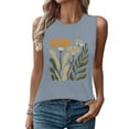 thumbnail image 4 of LiMoi Womens Tank Tops Casual Womens Tops Summer Womens T Shirts Loose Fit Graphic Plus Tops for Women Summer, 4 of 5