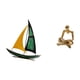 thumbnail image 5 of Escultura De Velero De Hierro, Adorno De Mesa, Colección De Decoración Feng Shui, Figura Decorativa Para Centro De Mesa, Escritorio, Estantería, Estatua De Pensador Abstracto Creativo,, 5 of 8