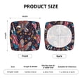 thumbnail image 6 of Lsque United States Of America Printed Square Couch Cushion Covers, Floral Sofa Cushion Covers Replacement, Stretch Couch Covers for Couch-16.9in, 6 of 9