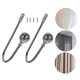 thumbnail image 5 of BESTYASH 2Ud De Pared Para En Metal Negro Con Acabado Y, 5 of 8