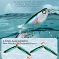 thumbnail image 5 of Fishing Tackle Artificial Baits with Hook Hard Baits 10cm 12.8g Topwater Pencil Fishing Lures for Trout, 5 of 7