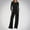 Black, variant on Azrian Womens Fall and Winter Loungewear Suit Sports Set Women's Casual Solid Color Round Neck Pocket Long Sleeve Jumpsuits