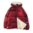 thumbnail image 3 of Wavsuf Puffer Jackets for Men Winter Jacket Massive for Men Coats Red Size 3XL, 3 of 5